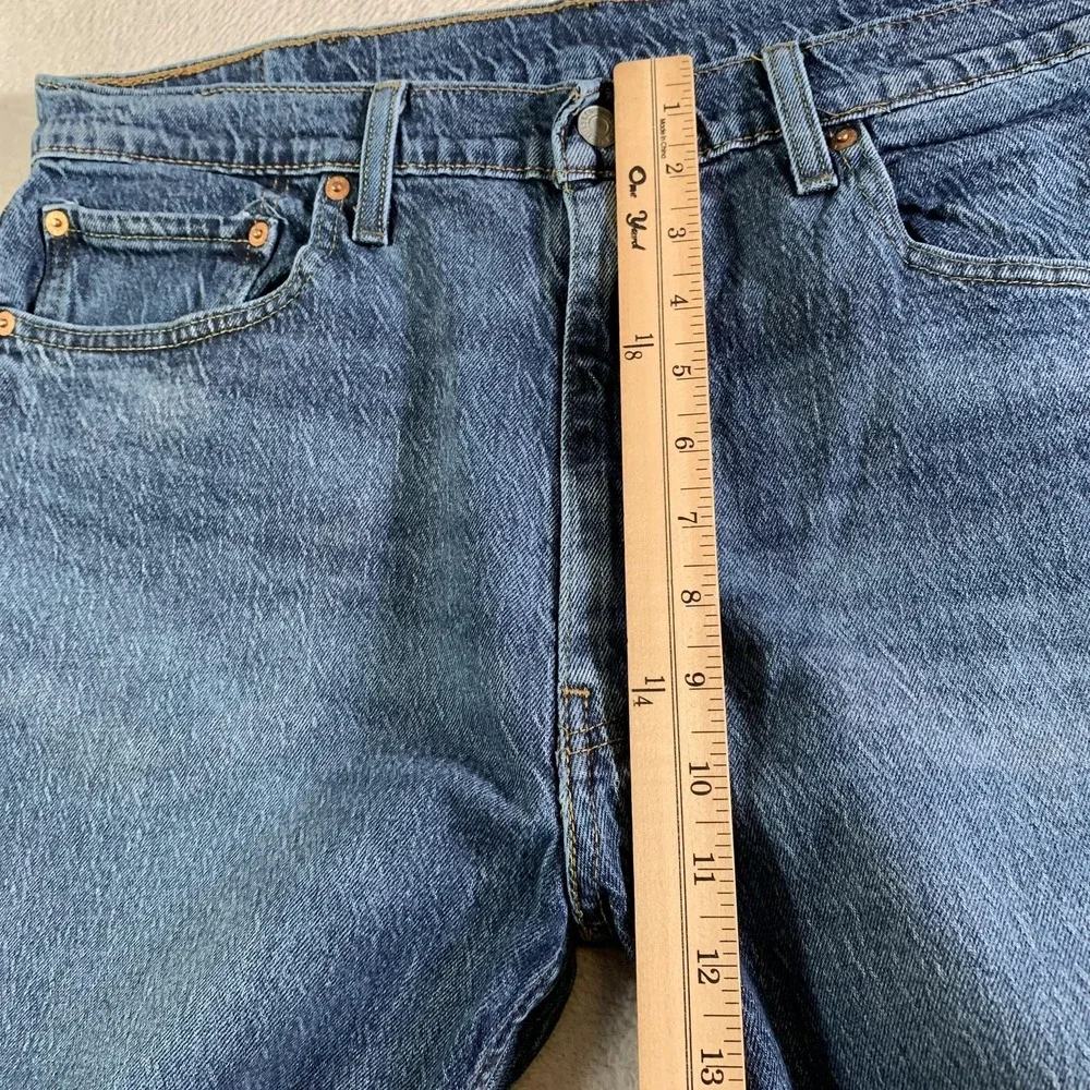 Levis 512 Jeans Mens 36x29 (Tag 38x30) Blue Slim Tapered Leg Stretch Medium Wash